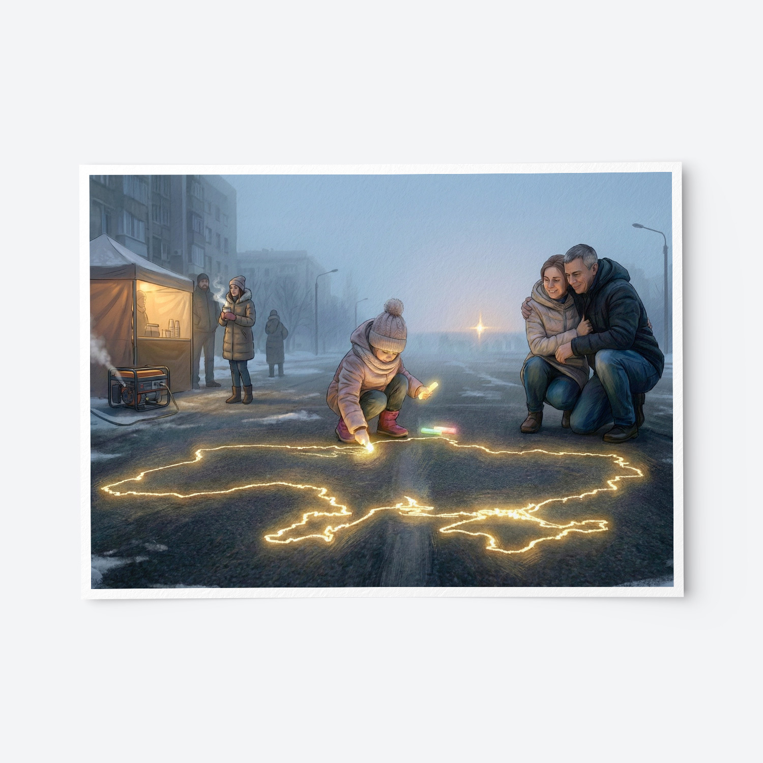 Unbroken Spirit in the Winter Night